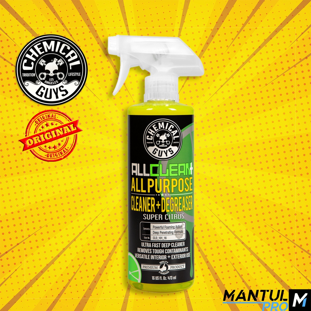 Chemical Guys All Clean+ Citrus Based All Purpose Super Cleaner, 16 oz