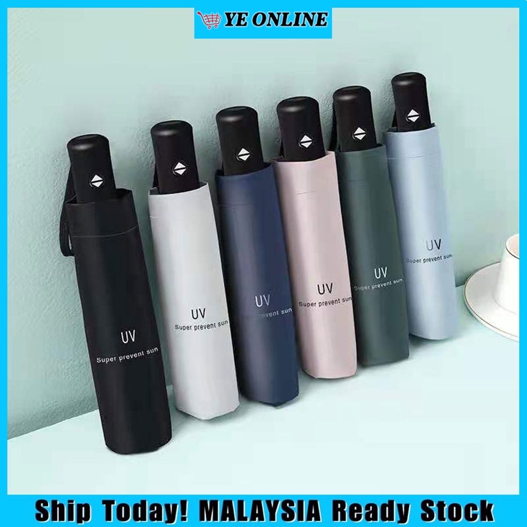 UV Auto Umbrella Automatic Open Close Foldable One Handed Auto ...