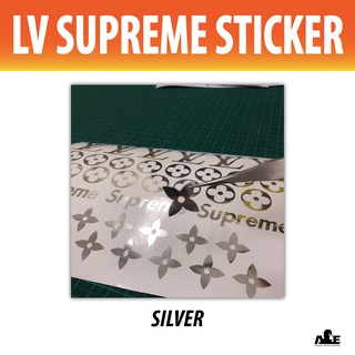 Supreme x Louis Vuitton x Playboy Box Logo Sticker Set