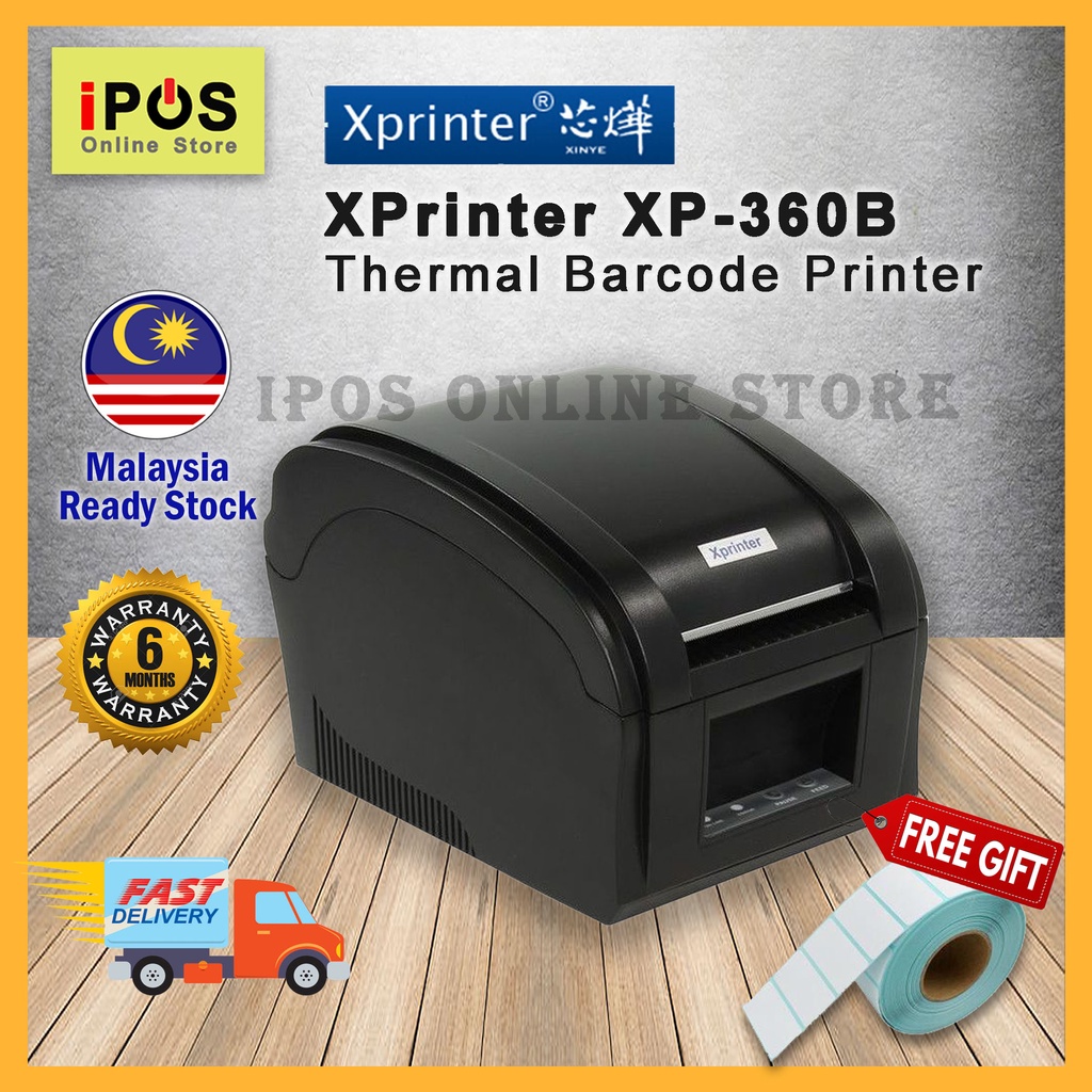 XPrinter XP-360B Thermal Barcode Printer | Shopee Malaysia