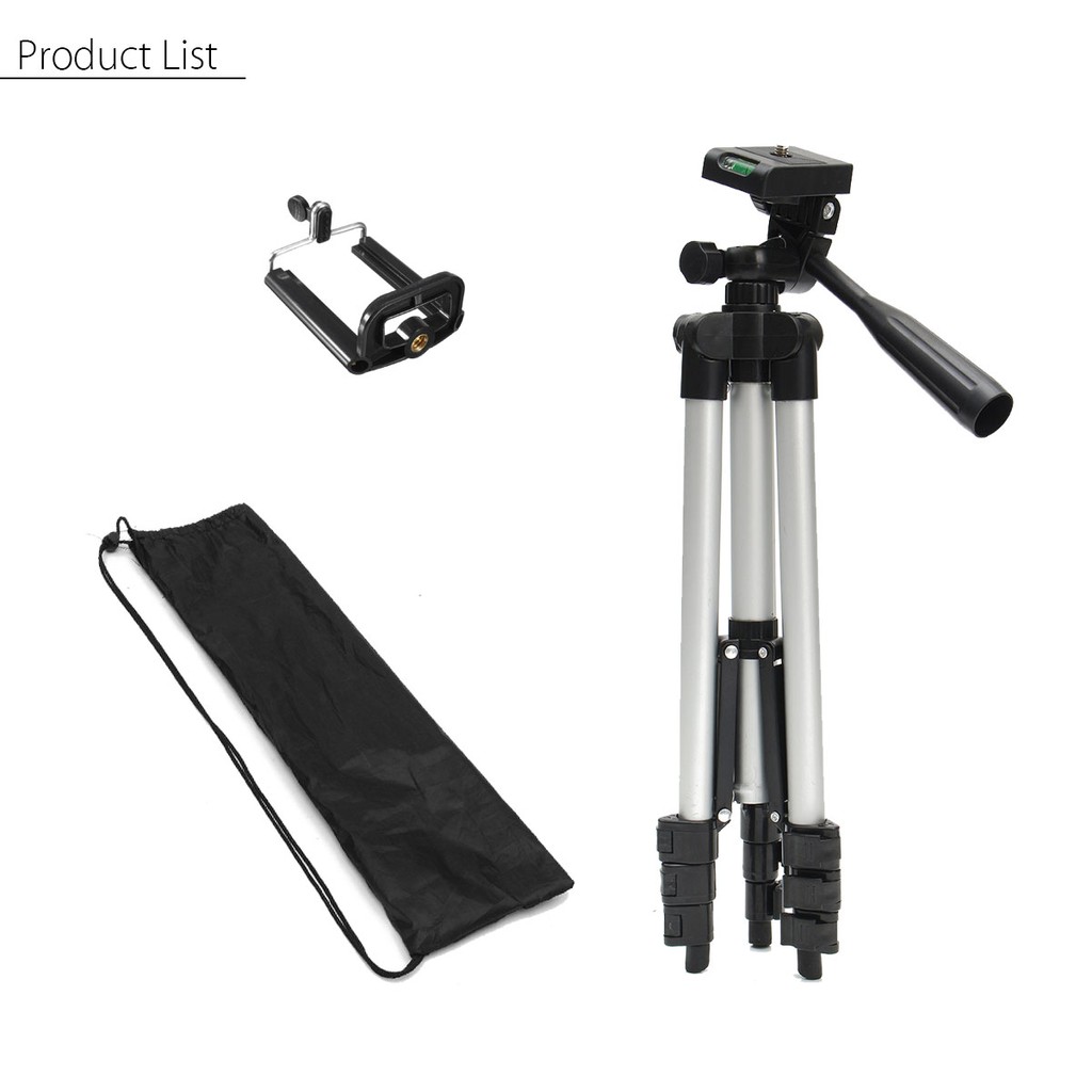 Pro Stretchable Camera Tripod Stand Mount Holder for Phone + Bag