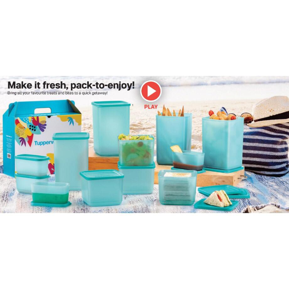 🔥Limited Stock🔥(1pcs) Tupperware Cubix Mini Rectangular 250ML | Shopee ...