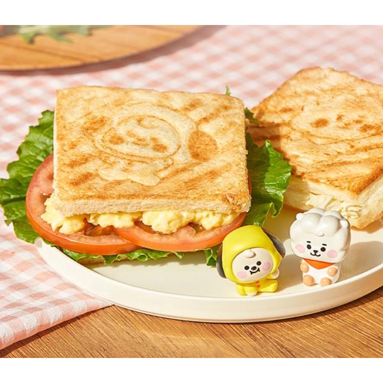 OFFICIAL BT21 2024 TOASTER/WAFFLE MAKER