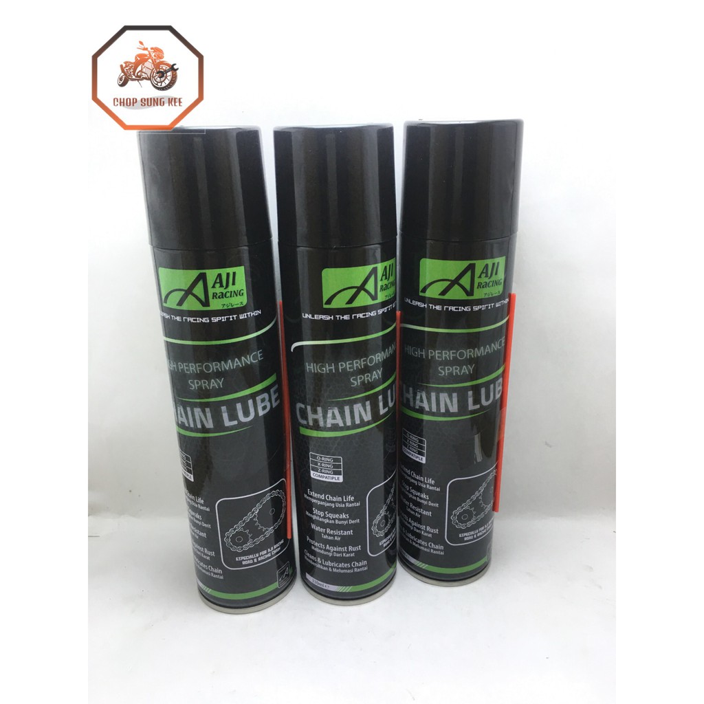 Chain Lube AJI Racing Heavy Duty 330ml 1 bottle for ORING, XRING, Z