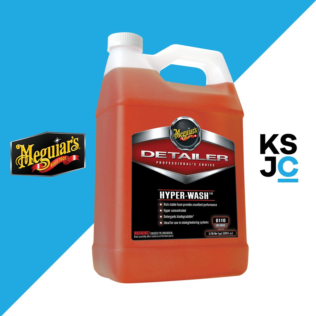 Meguiar's HyperWash D11001(1gallon) High Dilute Ratio Snow Foam