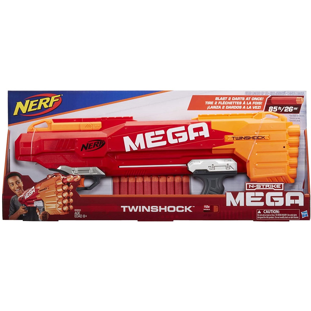 NERF N- STRIKE MEGA TWINSHOOK (B9894) | Shopee Malaysia