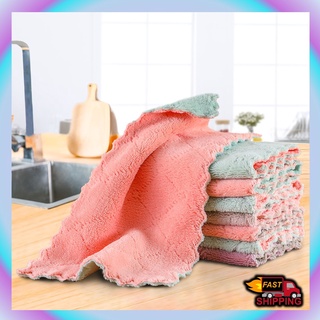 Kitchen Rags Daily Rag TowelDish Kitchen Cloth Dish OilCleaning Non-Stick ClothKitchen Cleaning Supplies