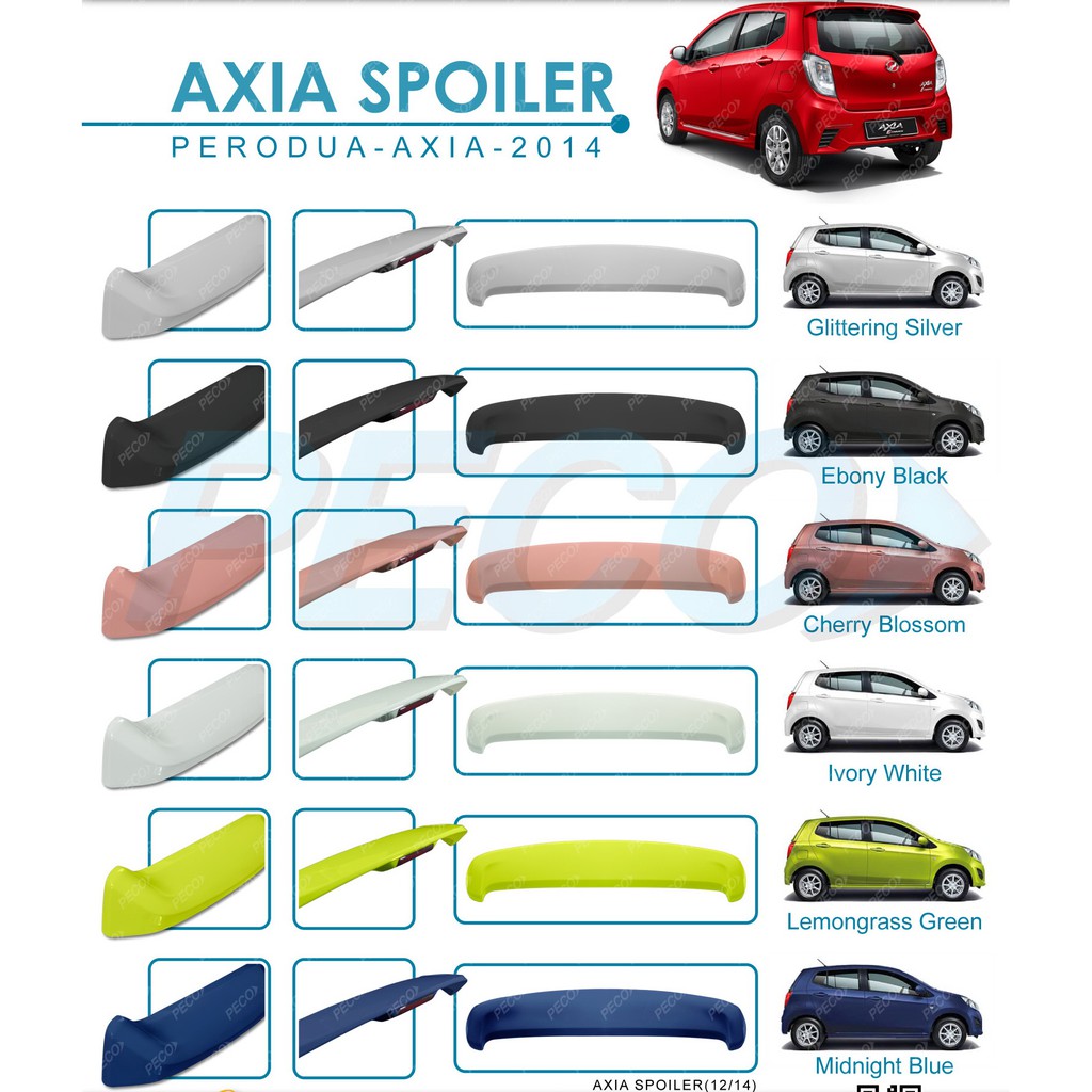 PERODUA AXIA SPOILER | Shopee Malaysia