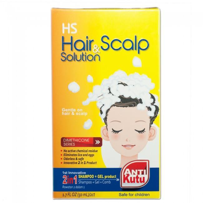 Hs Hair And Scalp Solution 50ml Anti Kutu Ubat Kutu Shopee Malaysia