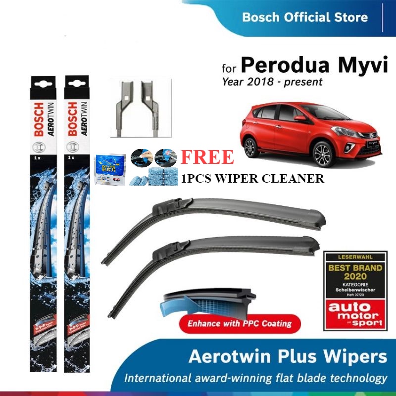 Bosch Aerotwin Plus (Denso Top Lock) Wiper Set for Perodua Myvi D20N ...