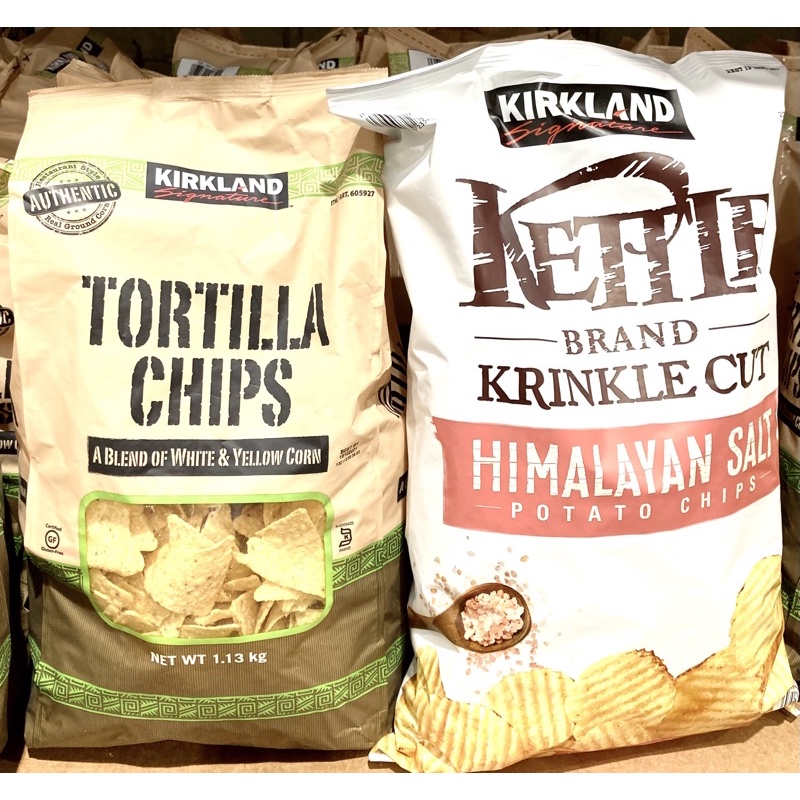 Costco Daigou Kirkland Signature Himalayan Pink Salt Potato Chips Corn