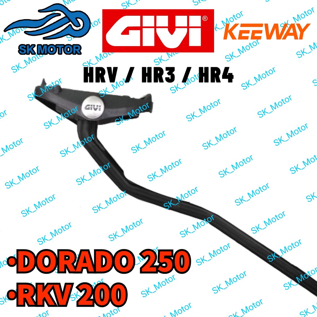 GIVI Keeway DORADO 250 RKV 200 HR3 HRV Heavy Duty Advance Rack Top Box ...