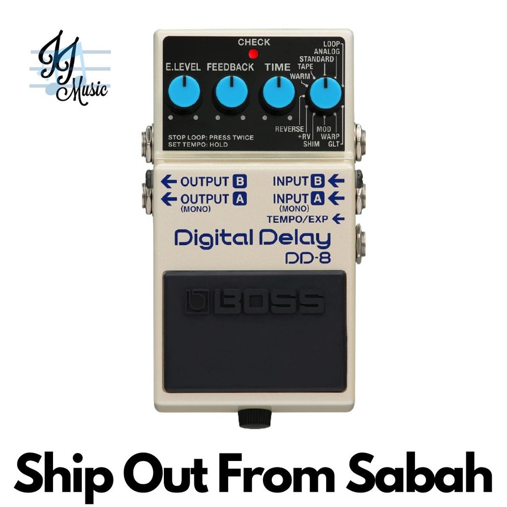 Boss DD-8 Digital Delay Pedal (DD8) | Shopee Malaysia