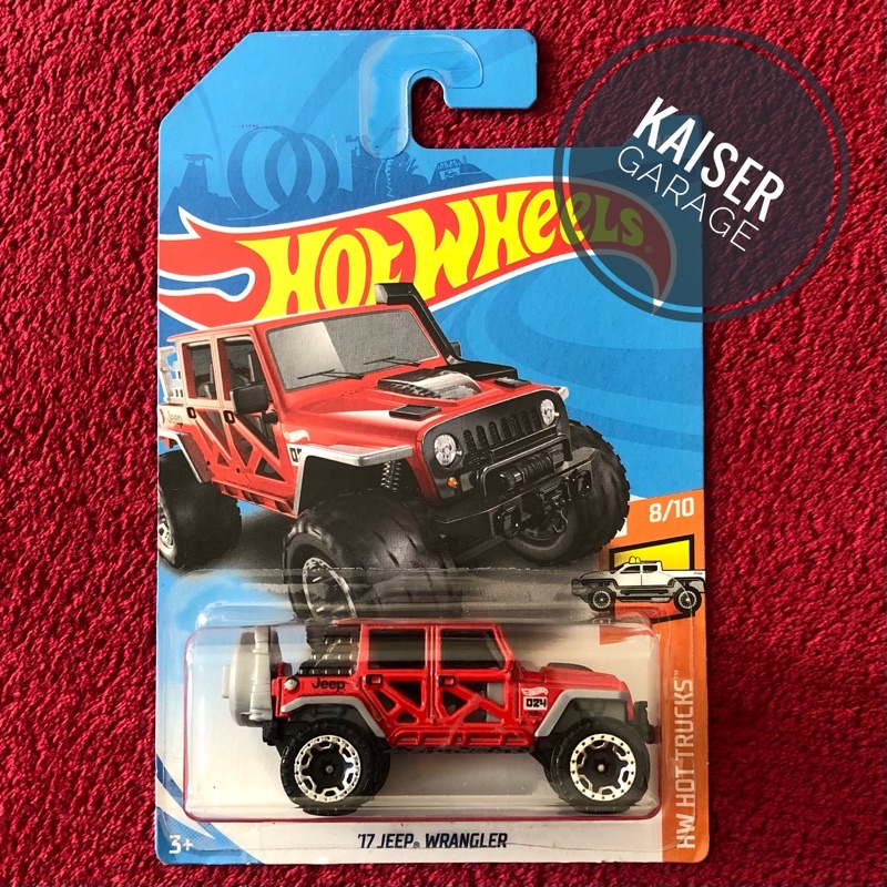 Hot Wheels : ‘17 Jeep Wrangler (Red) | Shopee Malaysia