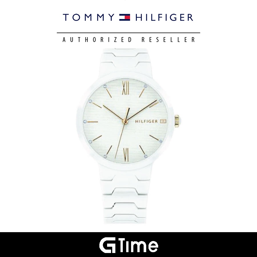 Tommy hilfiger discount white ceramic watch