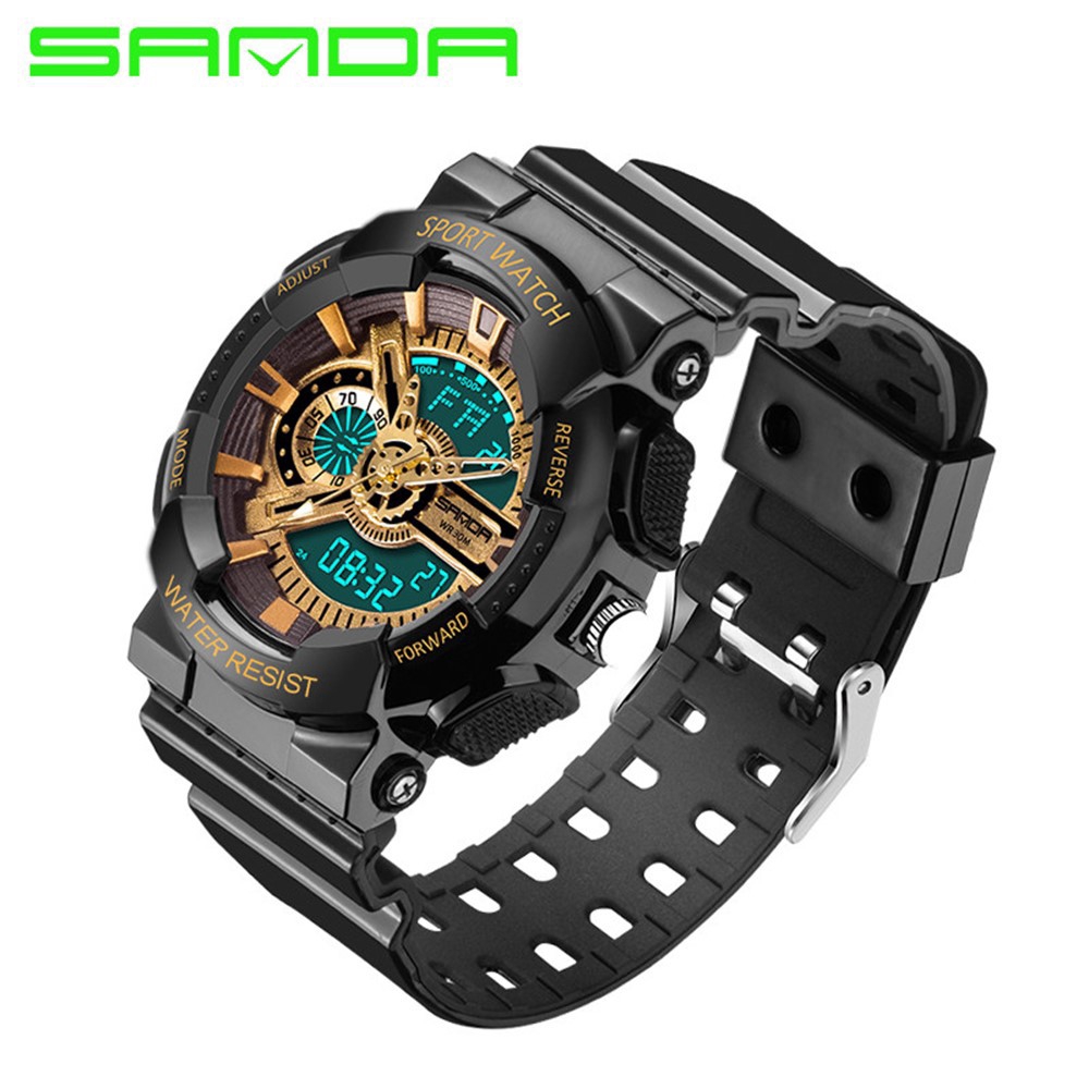 READY STOCK Sanda 799 Sport Men Shockproof Digital Watch Jam Tangan Malaysia Shopee Malaysia