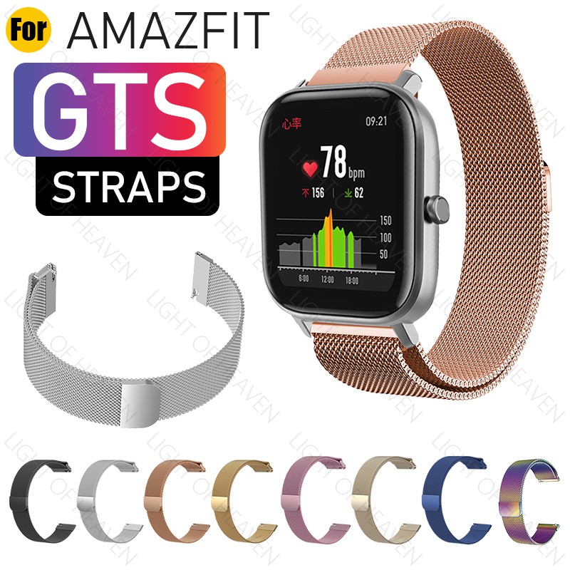 3 Cinturini In Silicone 20mm Per Amazfit GTS, GTR 42mm, Bip, GTS 2 Mini E Altri – Sportivi, Traspiranti, Regolabili