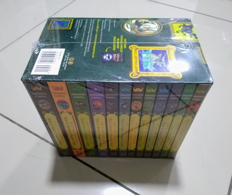 UK How to train your dragon box set 12 books Shopee Malaysia
