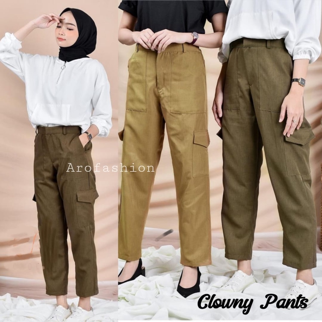 Ar. Baggy PANTS CLOWNY// BAGGY CARGO DRILL PANTS | AR. BAGGY PANTS ...