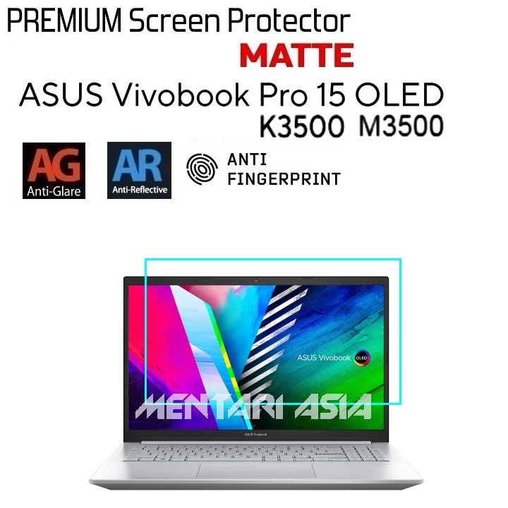 Asus VivoBook Pro 15 OLED Screen Protector K3500 M3500 - MATTE | Shopee ...