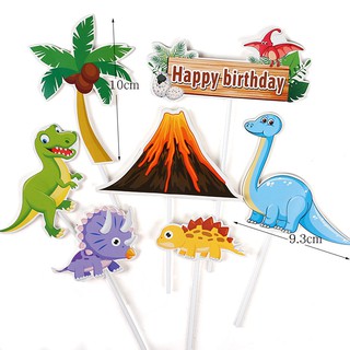 CUSTOM NAME] Happy Birthday Cake Topper Fishing Joran Memancing Decoration  Set Party Kaki Pancing Banner Accessories