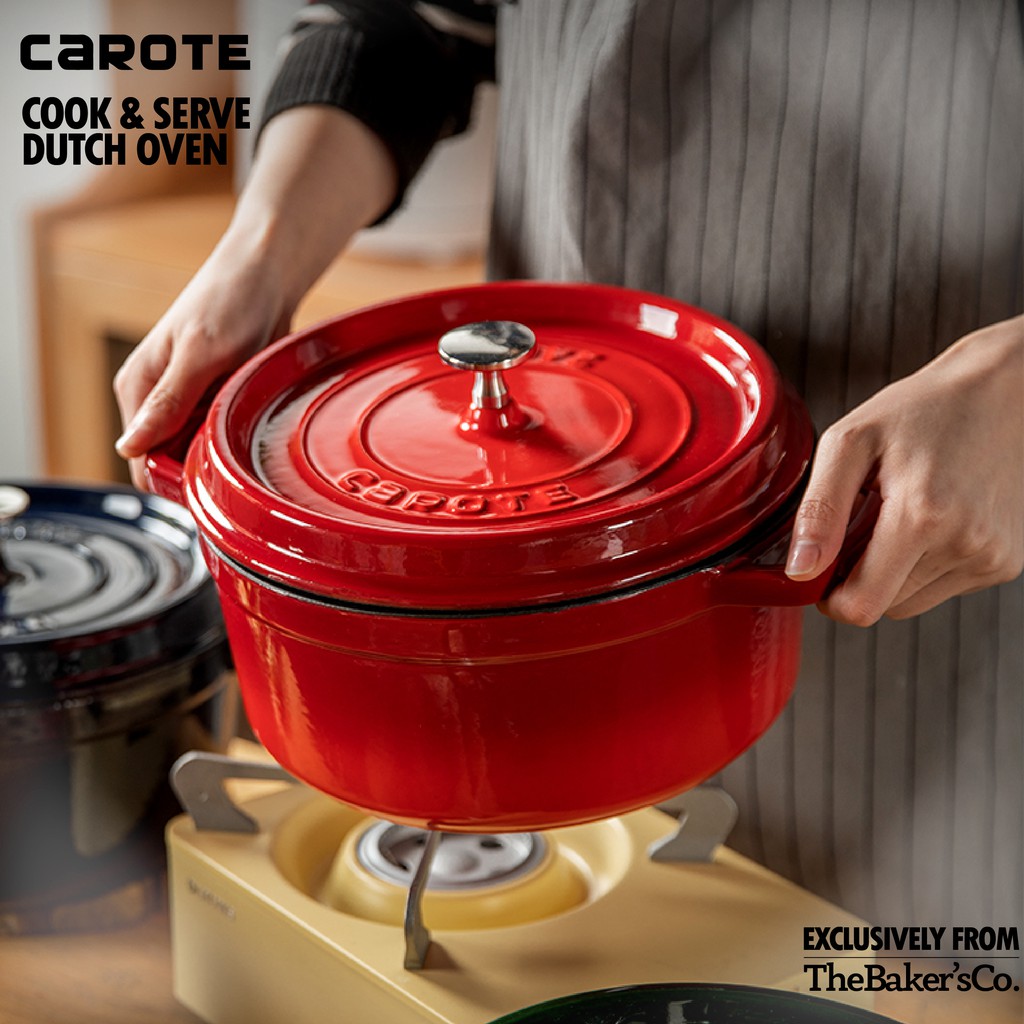 Carote Cook & Serve Cast Iron Dutch Oven