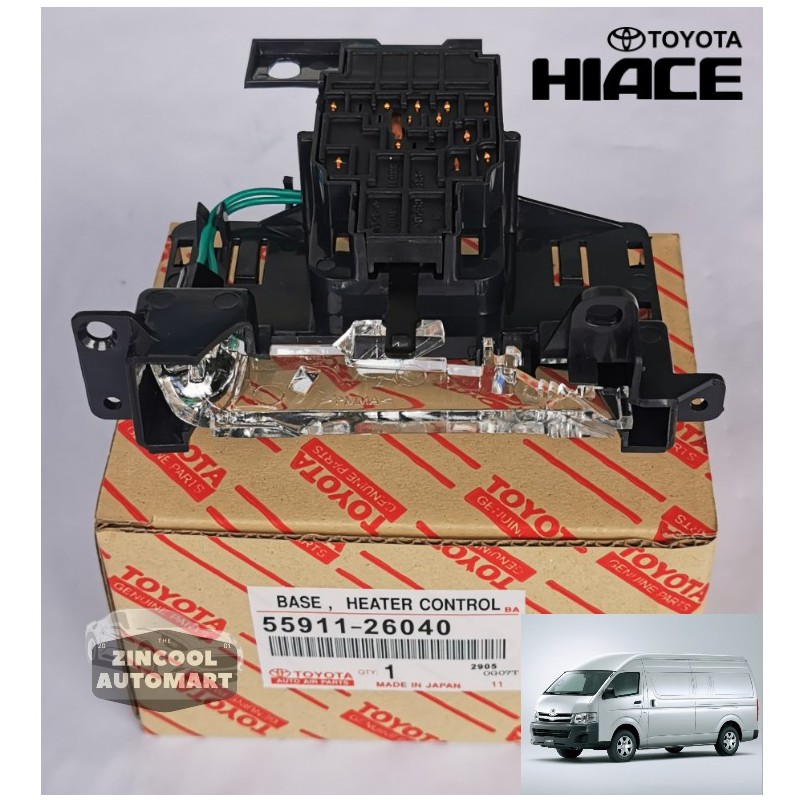 Toyota Hiace 06' KDH200 Blower Switch 💯% Original Toyota Parts | Shopee ...