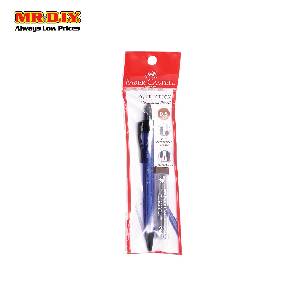 Faber-Castell Tri Click Mechanical Pencil (0.5mm) | Shopee Malaysia