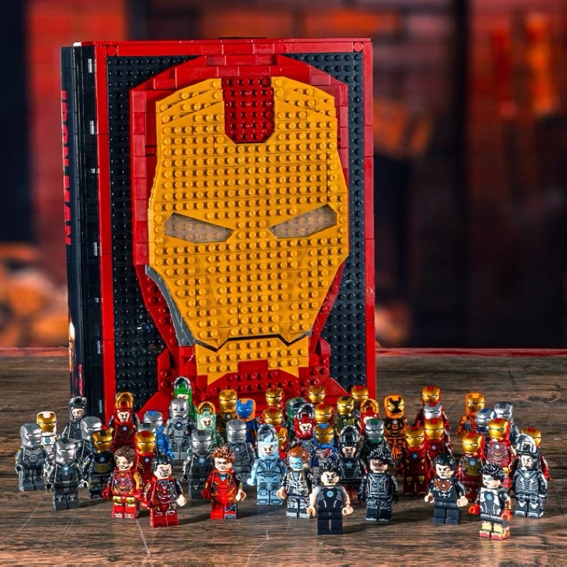 IRON MAN BOOK 55 MINIFIGURES SET BUILDING BLOCKS (3301) Shopee Malaysia
