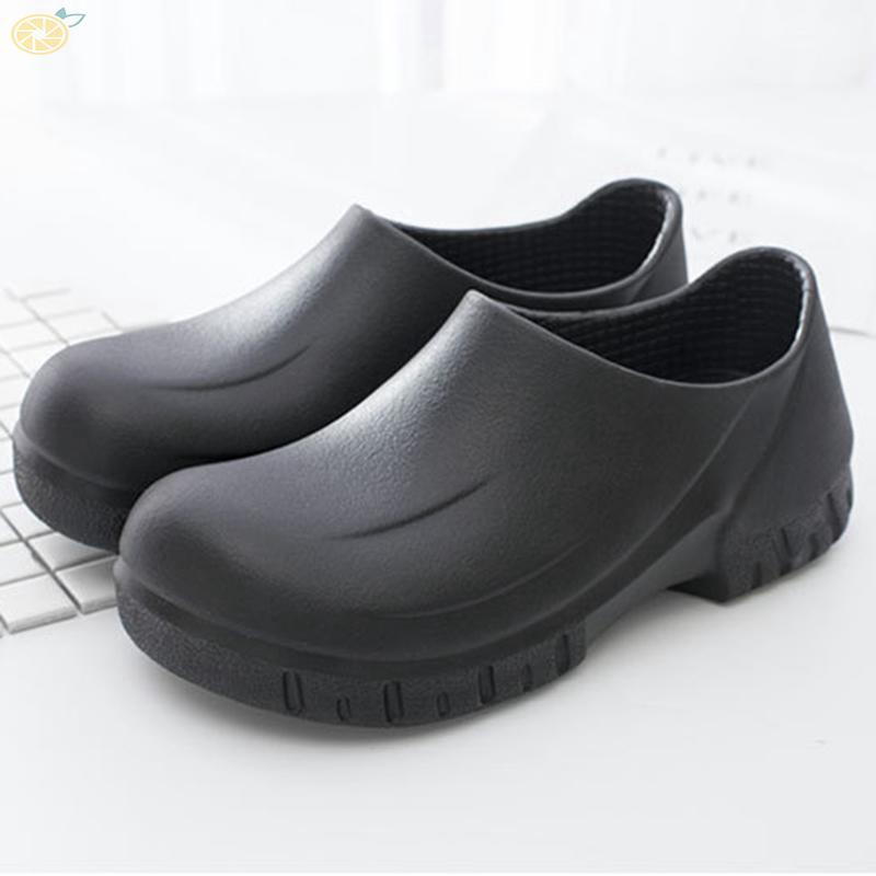 Caobaba Ready Unisex Men Ladies Round Toes Slip On Kitchen Safety Shoes ...