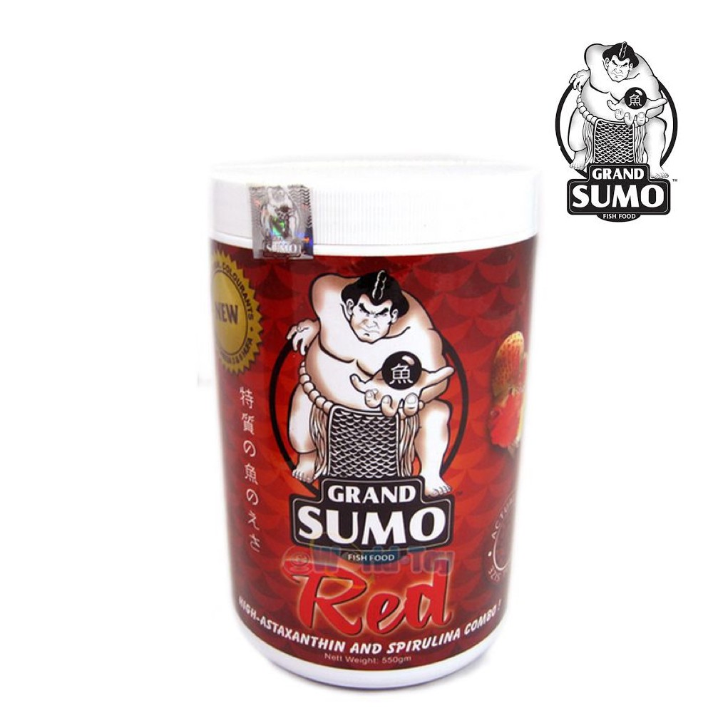 Grand Sumo Original Flowerhorn Fish Food - Red (Colour Enhancer) 550g ...