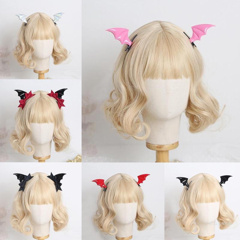Cozy Halloween Bat Wings Hair Clips Daily Wear Costume Hair Accessories ...