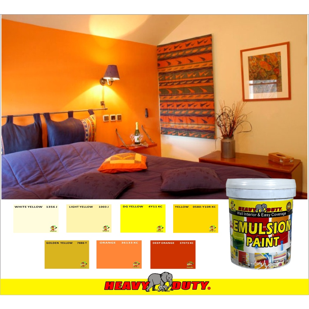 1L EMULSION PAINT (B) / Wall Interior & Easy Coverage / Easy To Apply ...