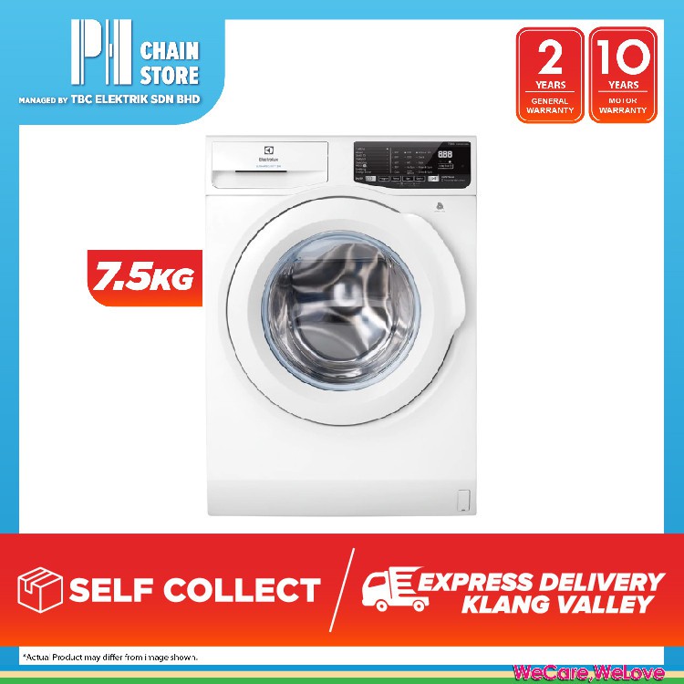 ELECTROLUX EWF7525EQWA 7.5kg UltimateCare™ 500 Front Load Washing