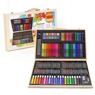 208 Pcs Kids Painting Pen Set Crayon Kids Drawing Art Set Colour Pencil  Water Colour Set Pensil Warna