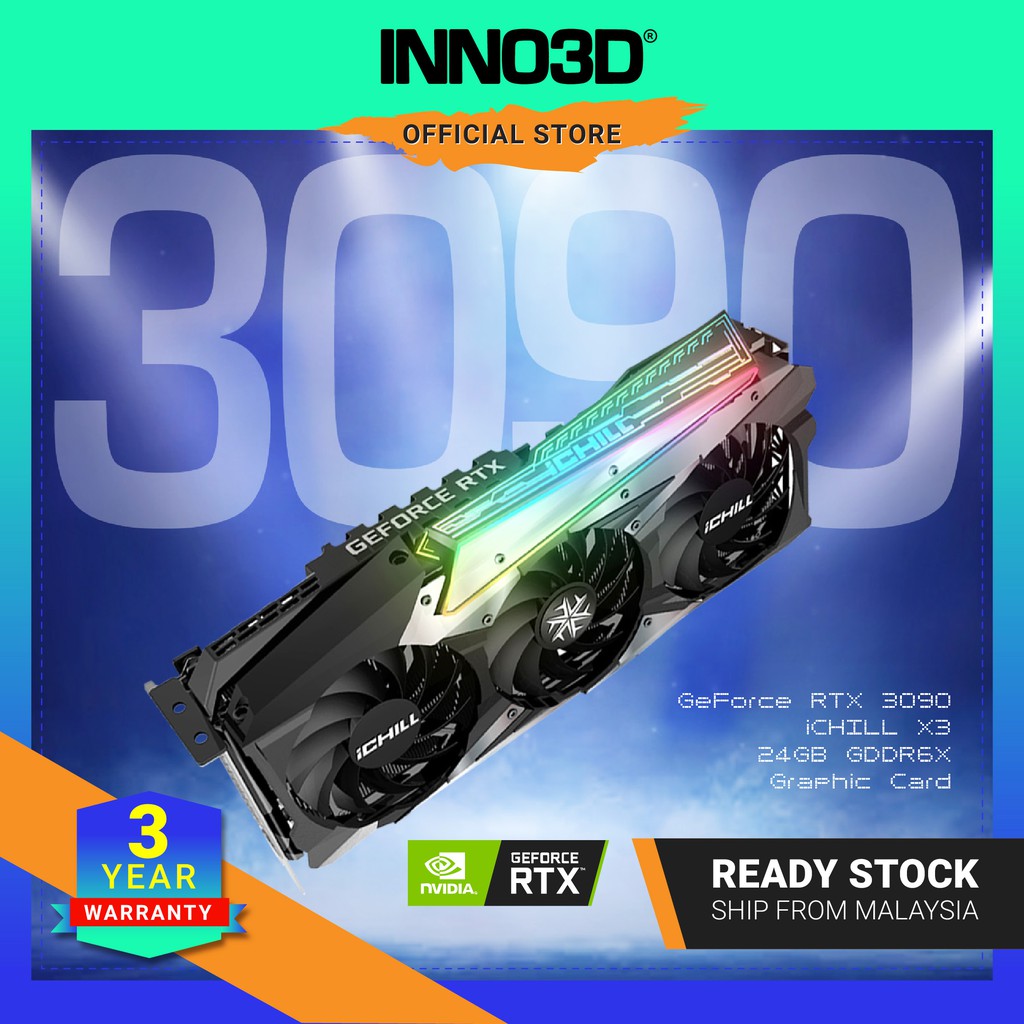 グラフィックボード・グラボ・ビデオカード iCHILL GeForce RTX 3090 X3 24GB GDDR6X Inno3D iChill RTX 3090 X3 Specs | TechPowerUp GPU Database