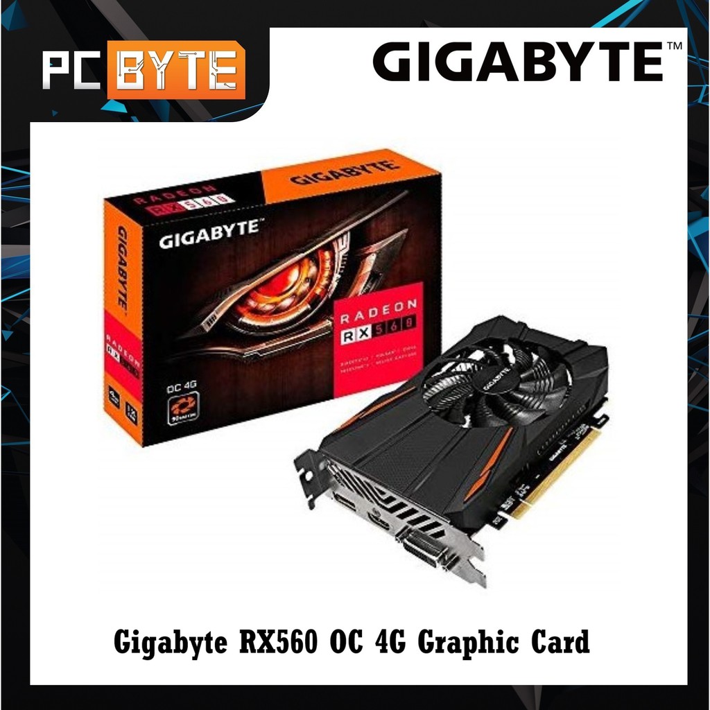 Gigabyte RX560 OC 4G Graphic Card Shopee Malaysia