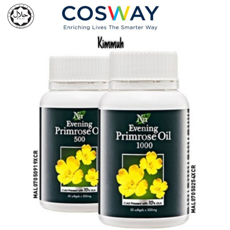 COSWAY Evening Primrose Oil 500mg/1000mg (50 softgels) Shopee Malaysia