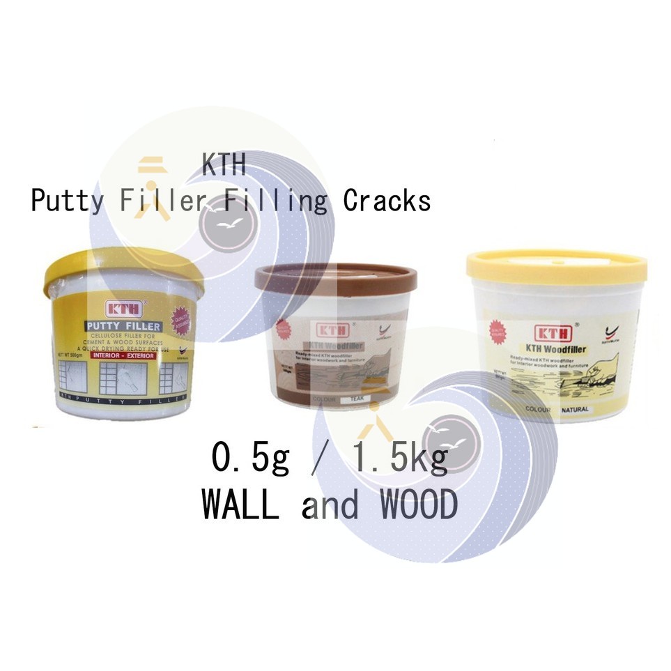 [READY STOCK] KTH Putty Filler Filling Cracks / Holes / wood / wall (0