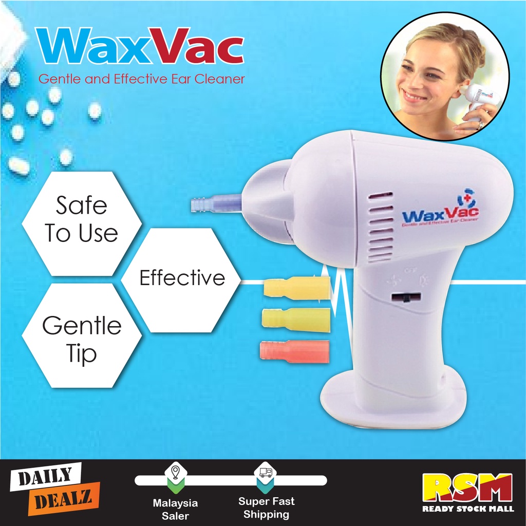 WaxVac Ear Cleaner - Gentle And Effective Ear Cleaner/Alat Pencuci ...