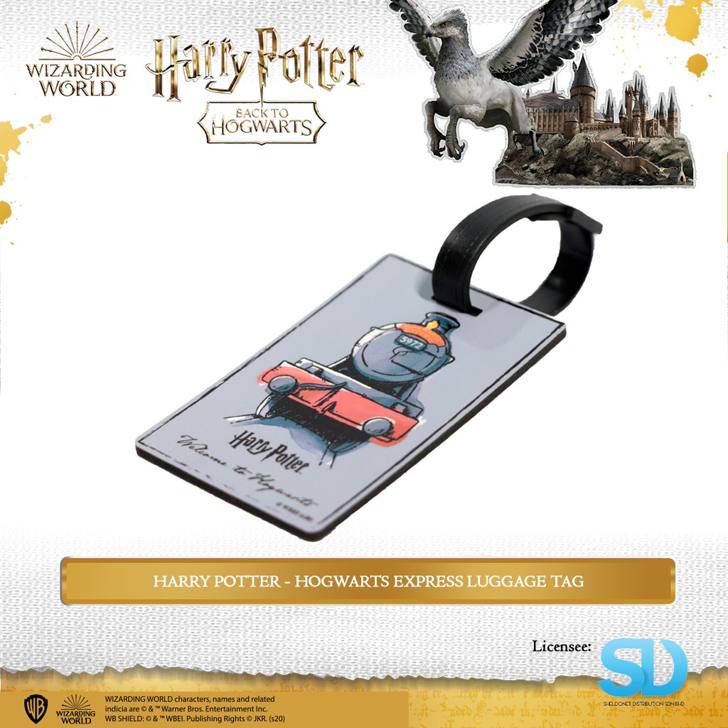 Wizarding World Harry Potter Hogwarts Express Luggage Tag Shopee