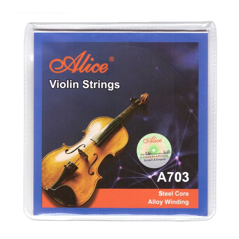 Alice deals violin strings