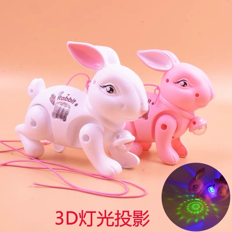 Children Electronic Walking Rabbit & DinosaurToy Mainan Arnab Elektrik ...