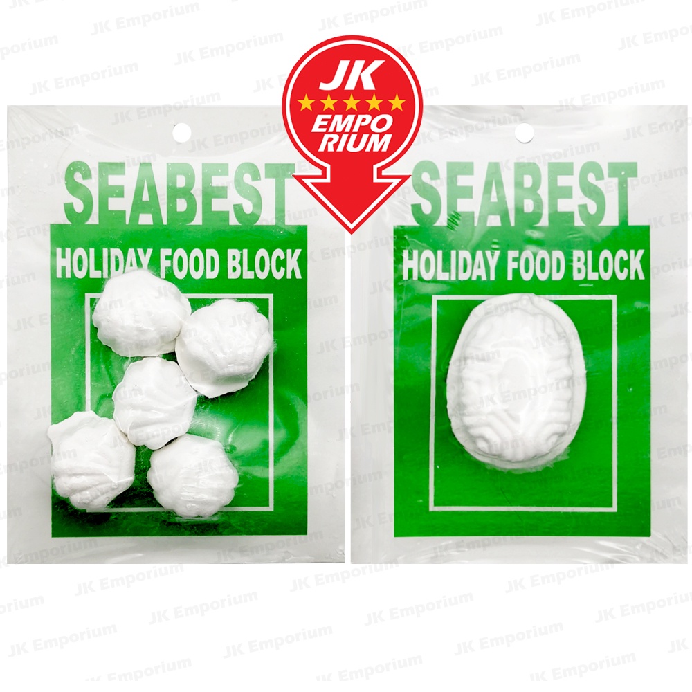 SEABEST Holiday Weekend Food Block Aquarium Tropical Fish Makanan Ikan ...