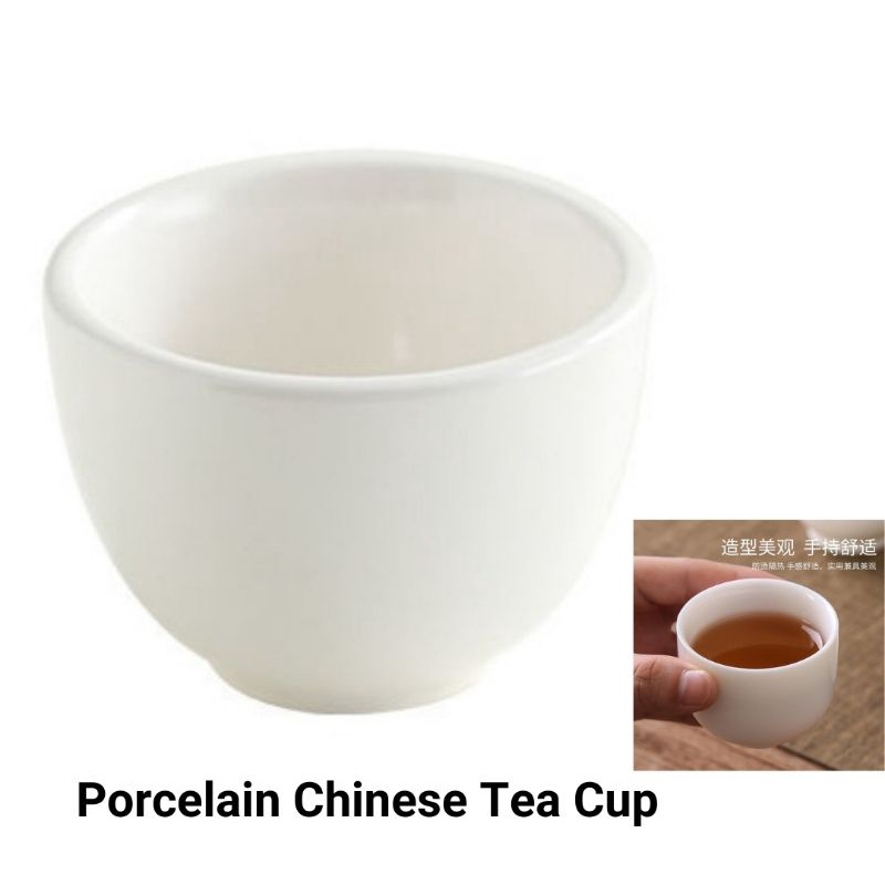 Chinese Tea Cup Porcelain Cawan Kaca 2 - 4pcs Set 茶杯 | Shopee Malaysia