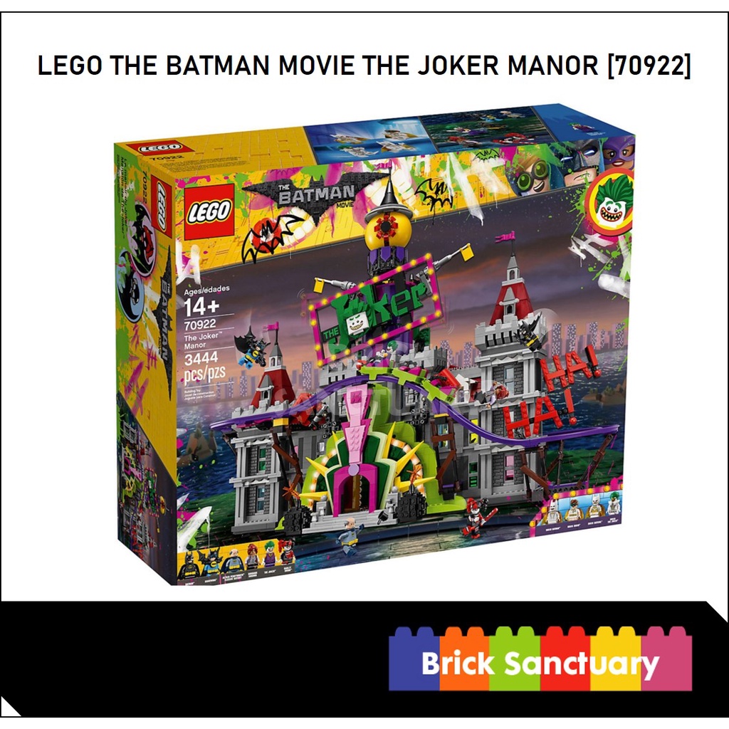 LEGO Batman Movie 70922 The Joker Manor Shopee Malaysia