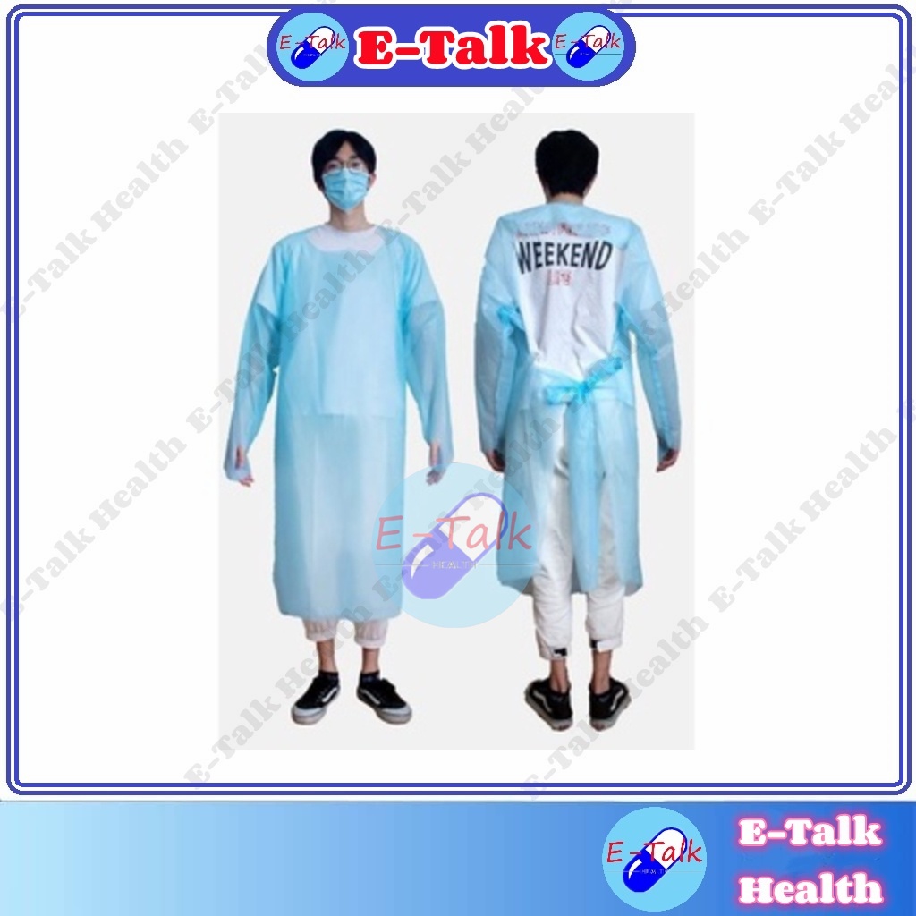 😍ETALK😍 CPE Gown [Individual pack] Medical Isolation Aprons waterproof
