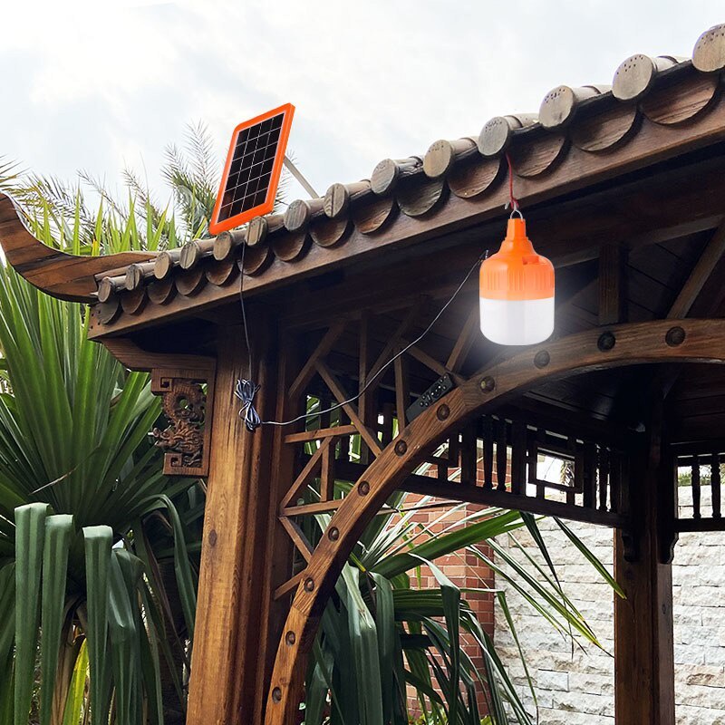 Rechargeable Solar LED Portable Waterproof Outdoor Camping Light Bulb ...