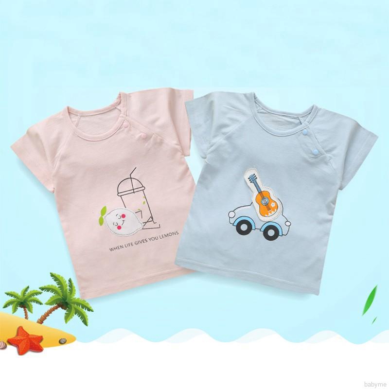 Summer Bamboo Shirt Fiber Short-sleeved Children's Printing Patch T ...