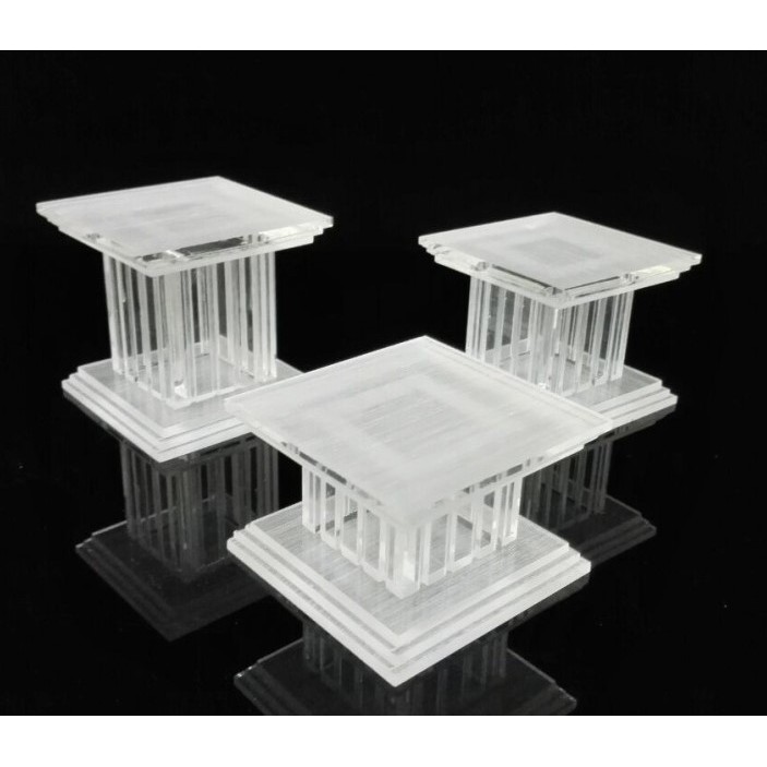 Product Display Stand Show 1 Set Of 3 Pieces Jewelry Holder prop Shelf ...